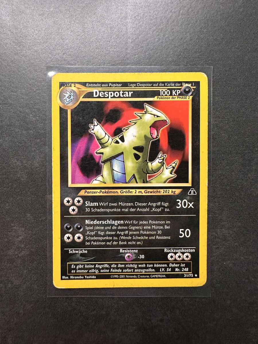 Pokémon Sammelbilder & Trading cards: Pokémon Despotar 31/75 DE 2001 – Neu (gemäss Beschreibung) aus Walliswil b.Wangen von Swiss-Trading-Bros