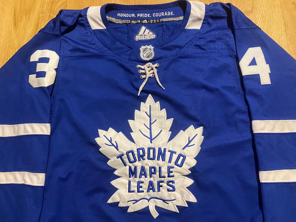 ORIGINAL TORONTO MAPLE LEAFS # 34 MATTHEWS TRIKOT ZSC NHL L (Neu ...