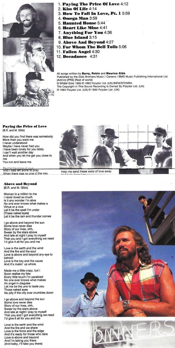 CDs: Bee Gees SIZE ISN'T EVERYTHING  Alan Kendall  Ballad Pop CD – Gebraucht aus Kandergrund von Sososo 3