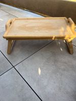 Frühstückstablett Holz klappbar gebraucht guter Zustand