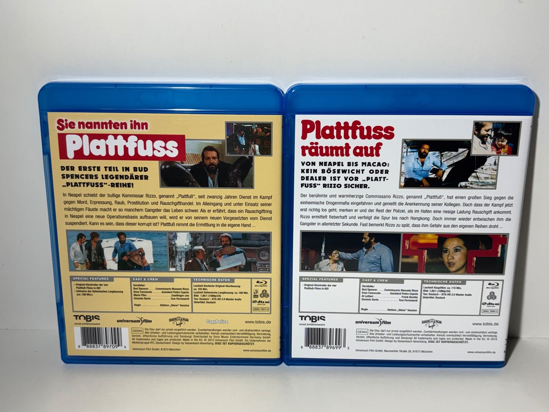 Alle DVDs: Die grosse Plattfuss-Box - Bud Spencer Blu Ray – Gebraucht aus Wilderswil von Sstriker 5