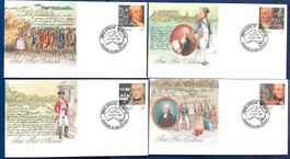 1987 Australien FDC First Fleet  Convicts / Marines /Sailors