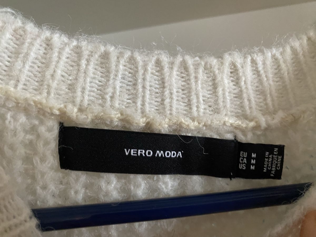 Maglioni & Felpe: Vero Moda Strickpullover, Gr. M, Weiss, Winter-Look! – Nuovo e nell'imballaggio originale da Baar venduto da mathias.und.mandy 1