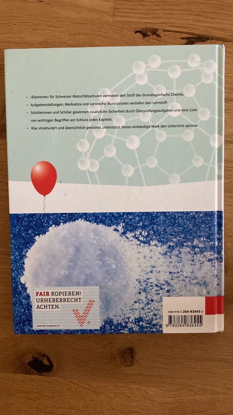Libri: Klett Maturitätsbücher: Elemente Chemie – Usato da Hochwald venduto da A3N. 1