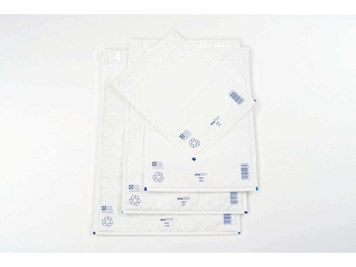 Buste & buste per spedizione: 40 Stk Luftpolstercouvert, weiss, Gr. 6, C4 – Nuovo e nell'imballaggio originale da Hägendorf venduto da Saskia0