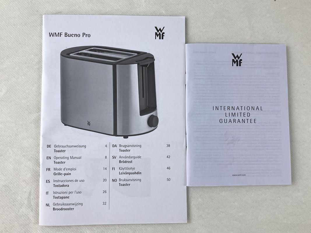 WMF Elettrodomestici da cucina: WMF | Bueno Pro | Toaster | Silber/Schwarz – Nuovo (secondo la descrizione) da Wittenbach venduto da Restwert_St-Gallen 7