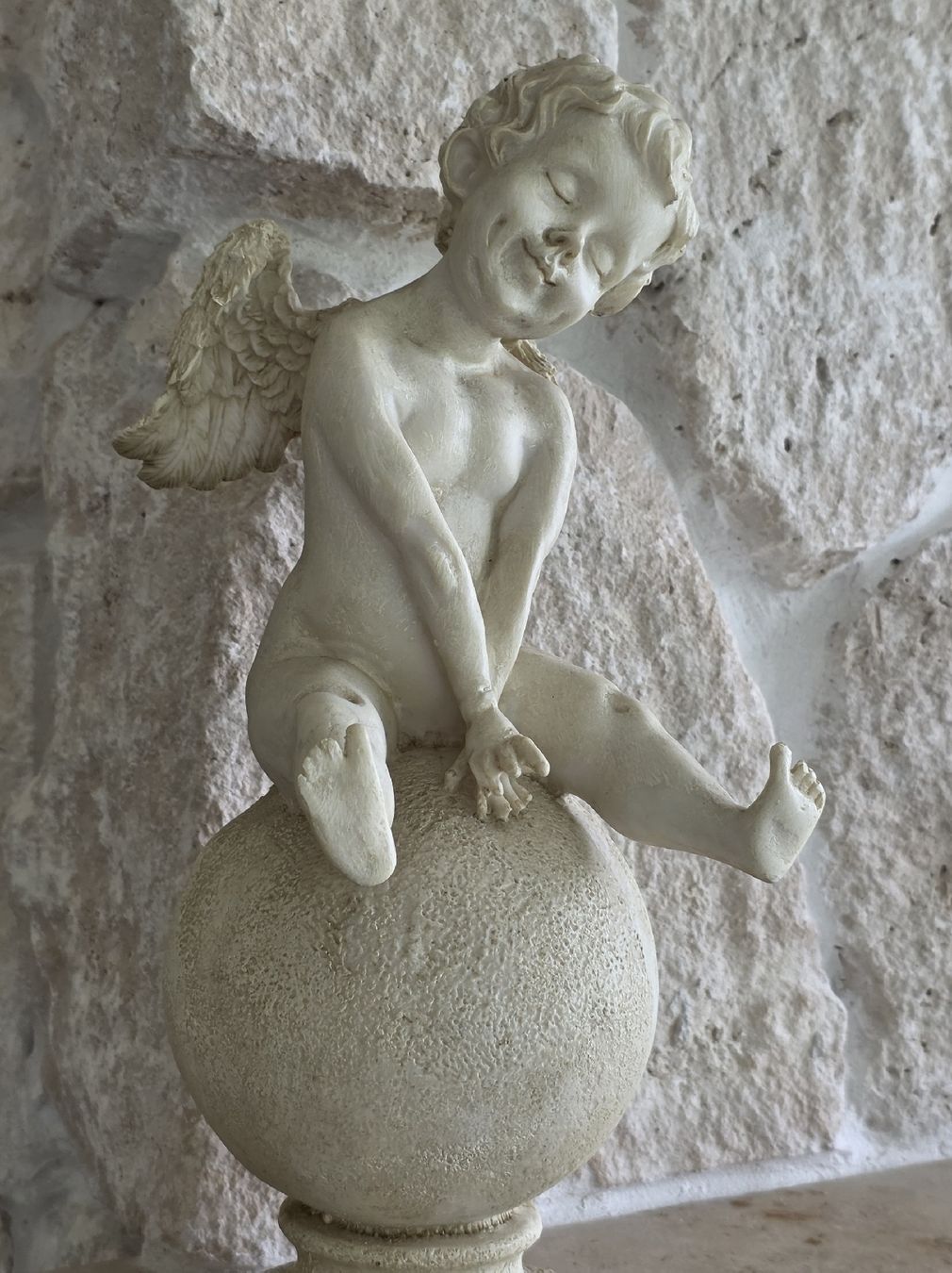 Tutte le decorazioni: Putte-Figur auf Kugel, Deko ,Top Zustand – Nuovo (secondo la descrizione) da Rheinsulz venduto da Gilea 2