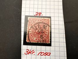 Württemberg 1869 No. 38 gestempelt  (3461)