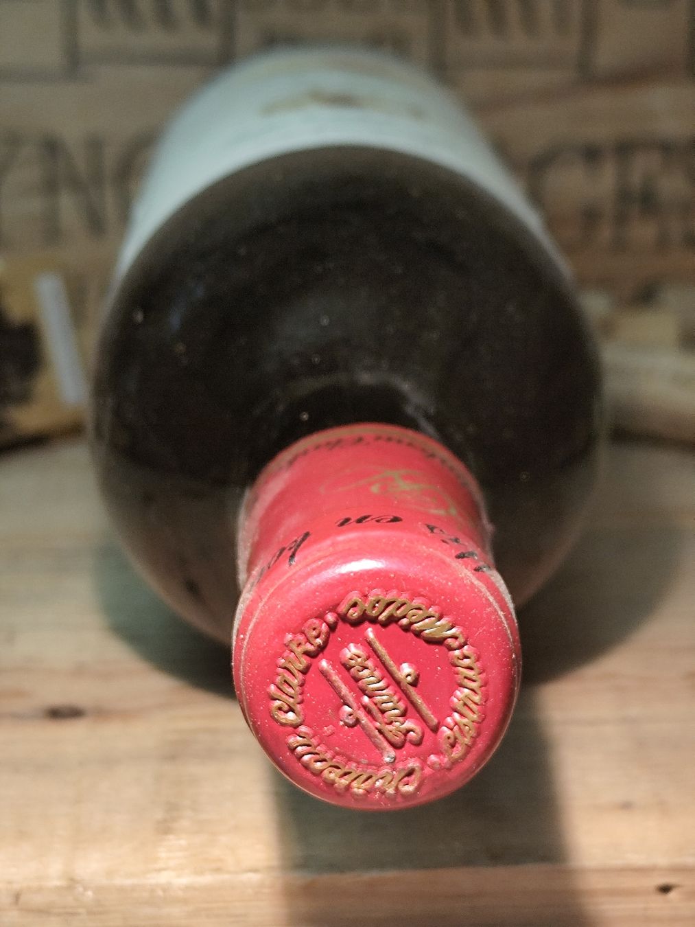Vino: 1985 Chateau Clarke Listrac-Medoc – Nuovo e nell'imballaggio originale da Büsserach venduto da Vintage-vins 2