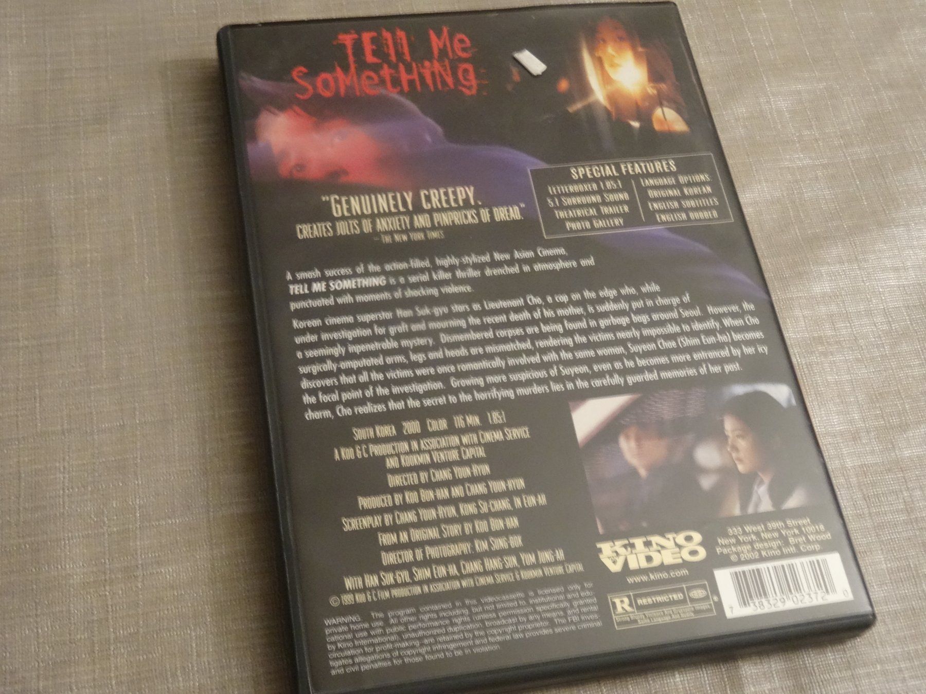 Tutti i DVDs: Tell Me Something - Horror DVD IMPORT – Usato da Olten venduto da Disc-Verkauf 2