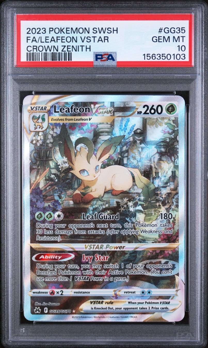 Pokémon Sammelbilder & Trading cards: PSA 10 Leafeon GG35/GG70 EN – Gebraucht aus Obergerlafingen von collector-shop.ch