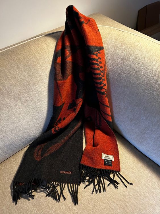 Gucass Kaschmir Schal Für Herren - 180x30cm Winter Schal Mit Karomuster