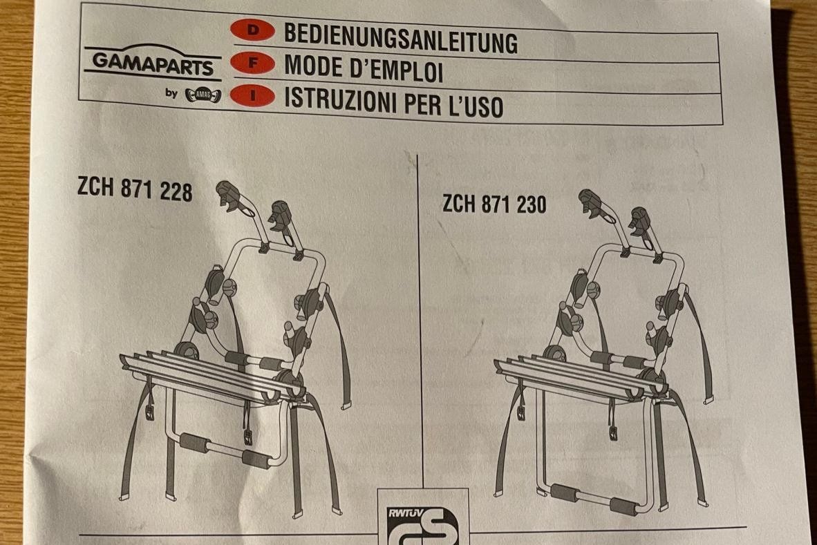 Travi: Heckveloträger Gamaparts universal – Nuovo (secondo la descrizione) da Schwarzsee venduto da dergli01 7