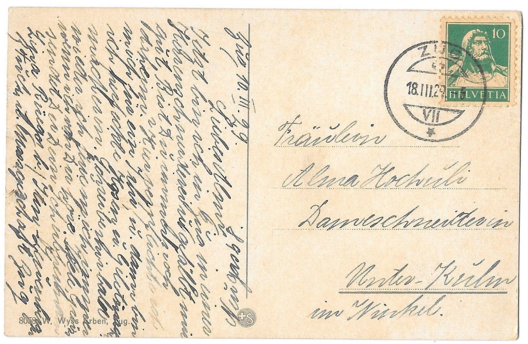 Cartoline postali: Zugersee mit kleinem Dampfschiff – Usato da Olten venduto da clotaldi 1