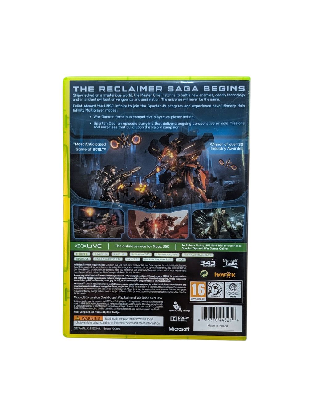 Microsoft Jeux: Halo 4 Xbox 360 – D'occasion à Domat/Ems par IsseldorsShop 1