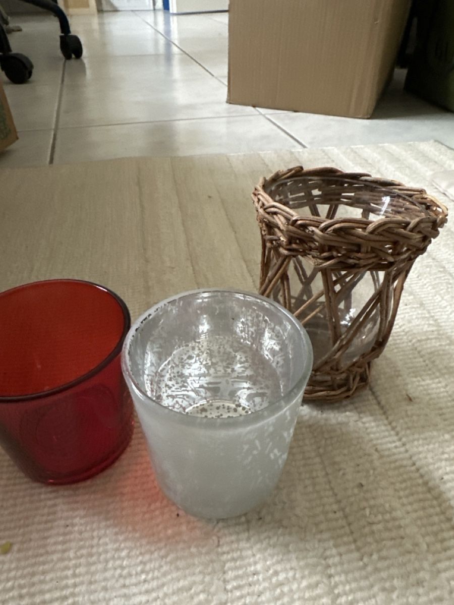 Tutte le decorazioni: Set of 4 Candle Holders, Spring Decor, Rustic, Heart 45 – Usato da Zürich venduto da car_68nt 2