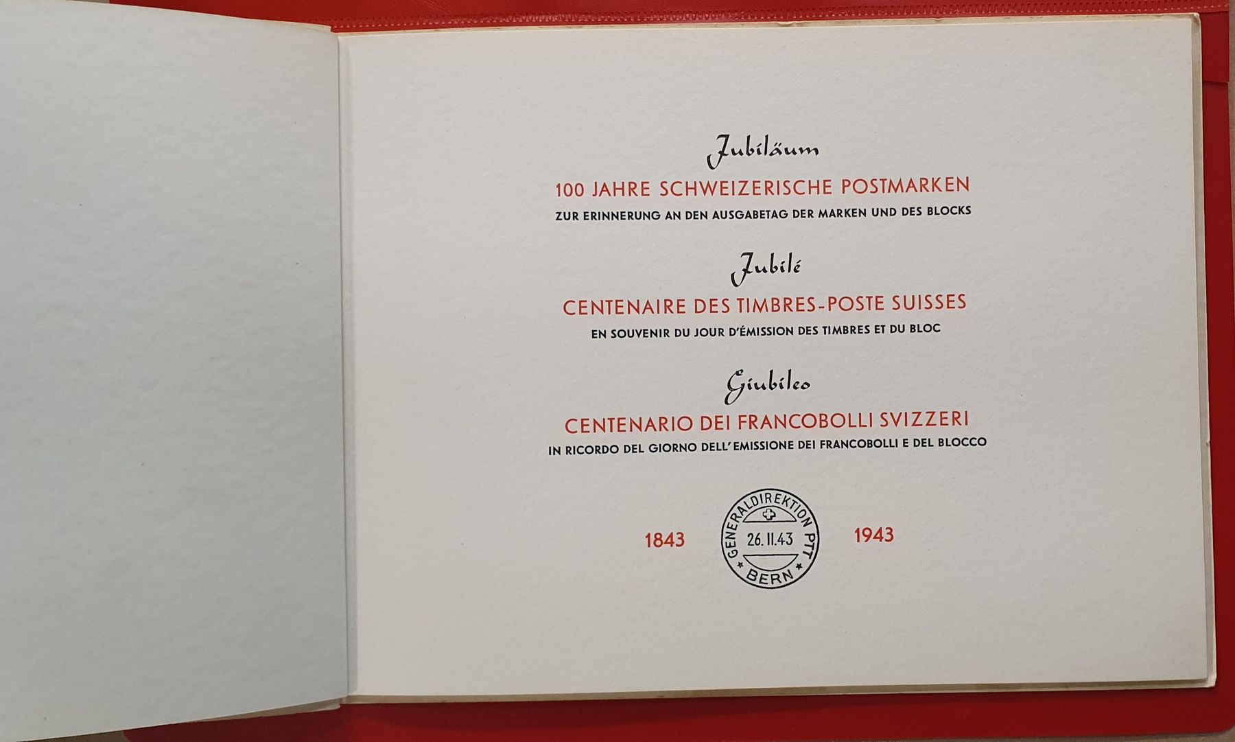 Tutti i francobolli: 1943 PTT Geschenkheft, mit 258,W14,W16 – Usato da Kreuzlingen venduto da Rschweiz1 2