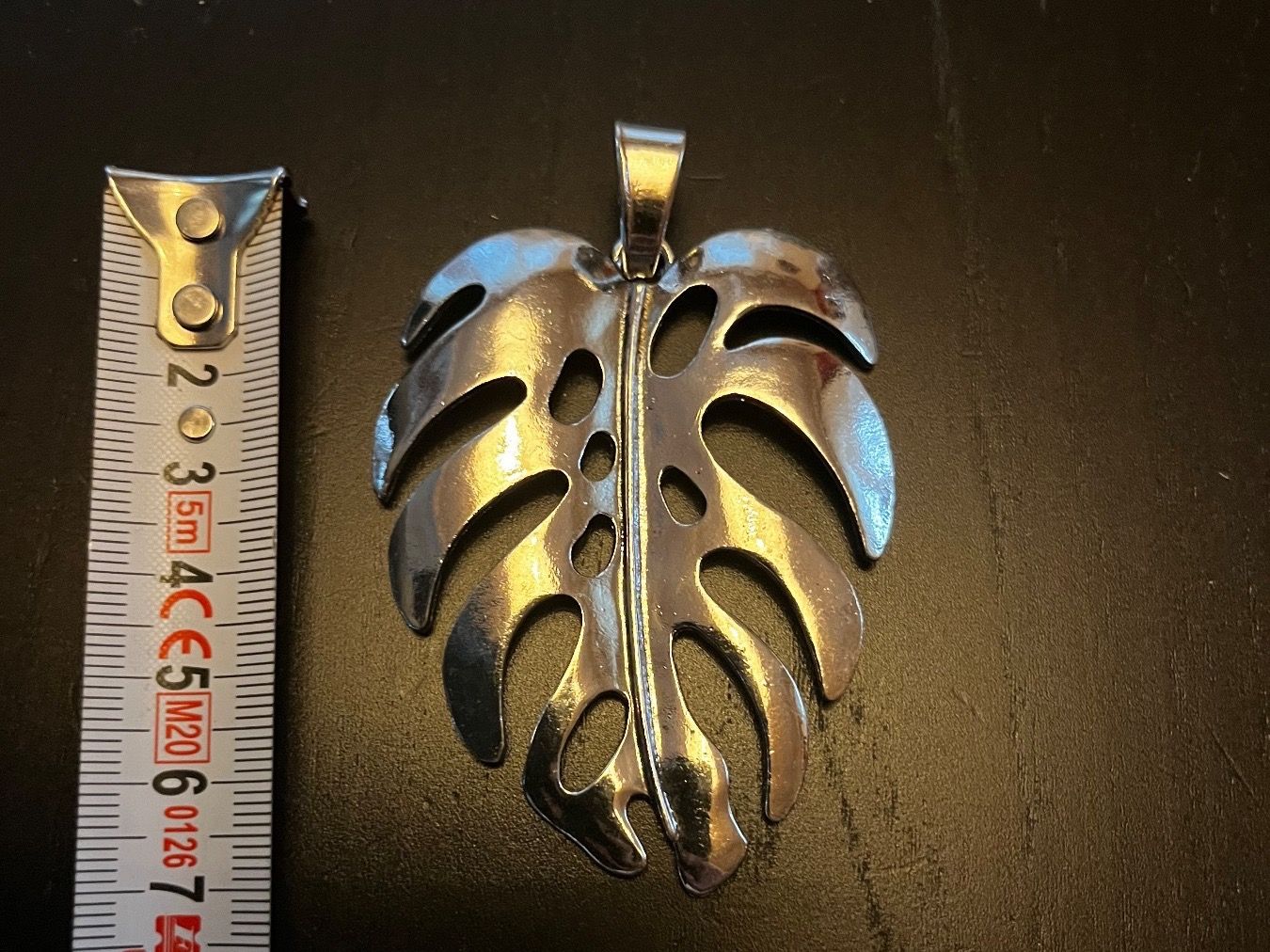 Anhänger: Amulett/ Anhänger Monstera Blatt – Neu (gemäss Beschreibung) aus Gams von Mariawicca 4