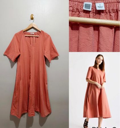 Uniqlo Cotton Midi Dress