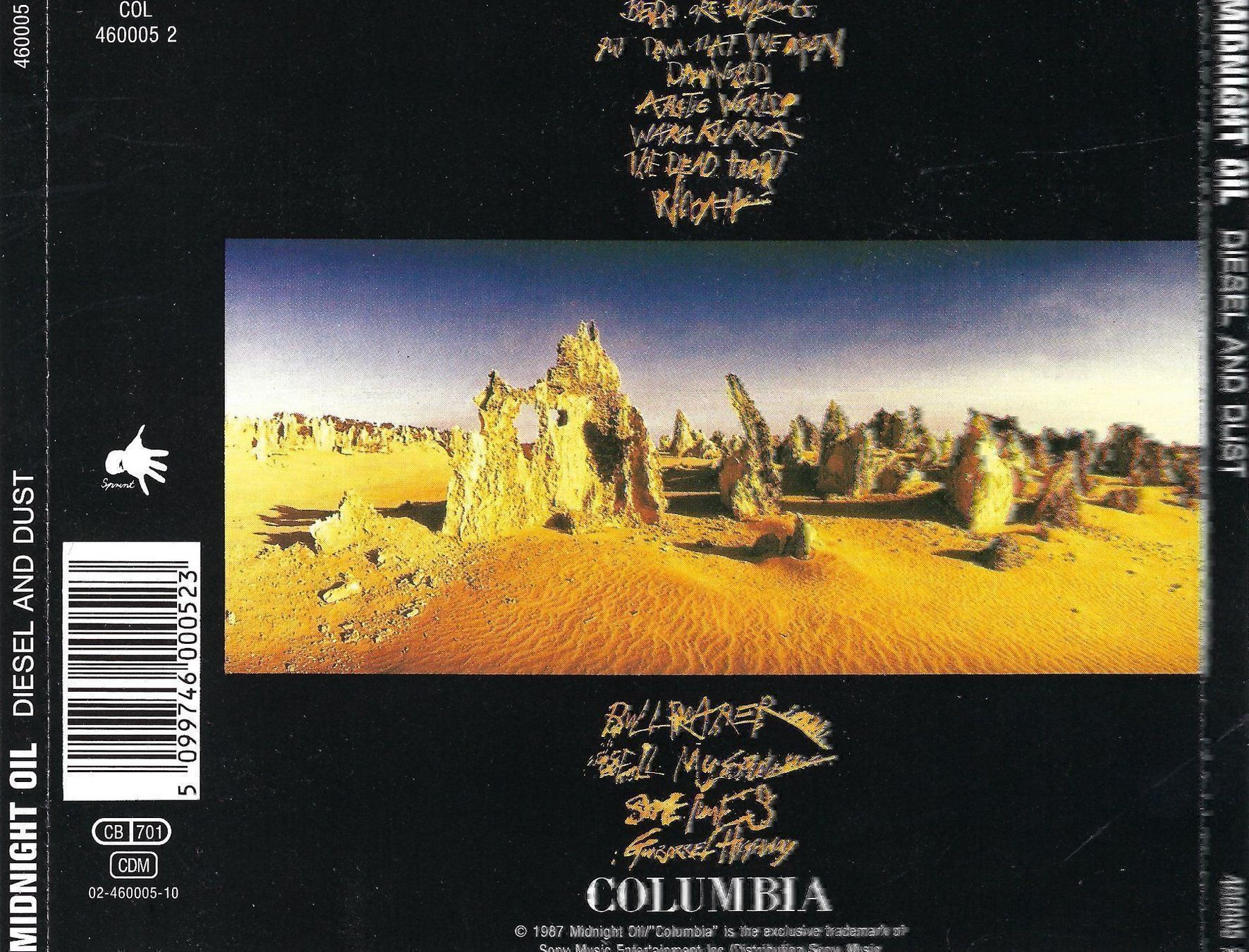 CD: CD: MIDNIGHT OIL - Diesel an Dust – Usato da Rotkreuz venduto da groeli69 1