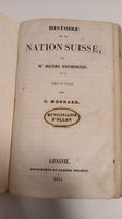 Histoire de la Nation Suisse, 1844, Edition Originale