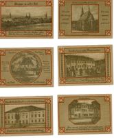 Weimar Set 6 Stk 25 Pfg.01.03.1921 VZ+-VZ++