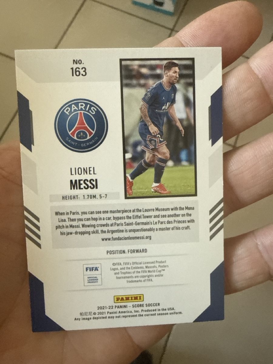 Panini Cartes à collectionner: Carte panini score Messi – Neuf (Voir description) à La Chaux-de-Fonds par Chacha99 1
