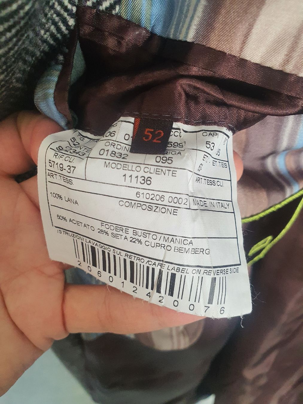 Etro Manteaux: Etro Milano Wool Coat Herringbone Pattern Size 52 – D'occasion à Genève par gvokiii 5