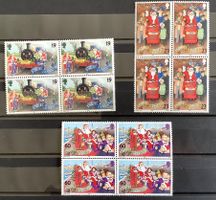 1994 Insel Man - GB - Weihnachten Viererblock **