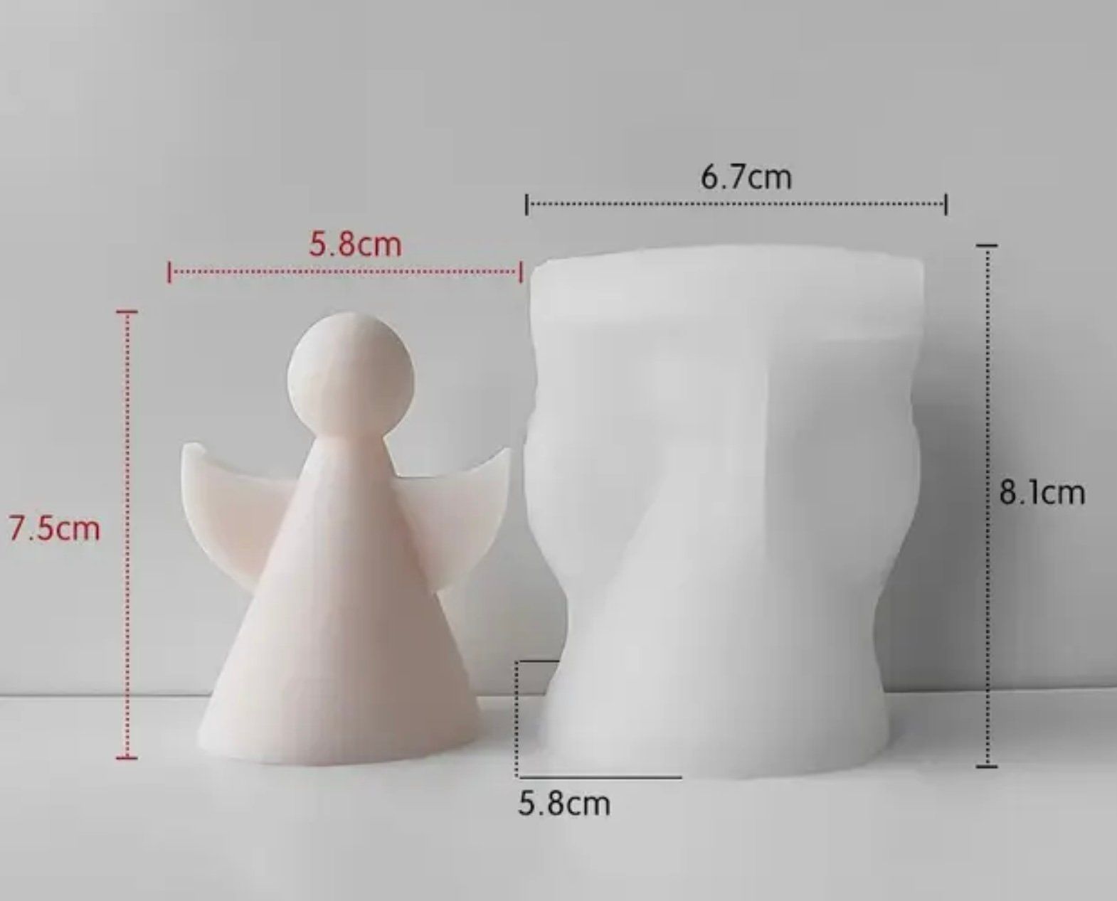 Teglie da forno: Giessform Silikonform Kerzenform Engel modern – Nuovo e nell'imballaggio originale da Kaltbrunn venduto da schere-stein-papier