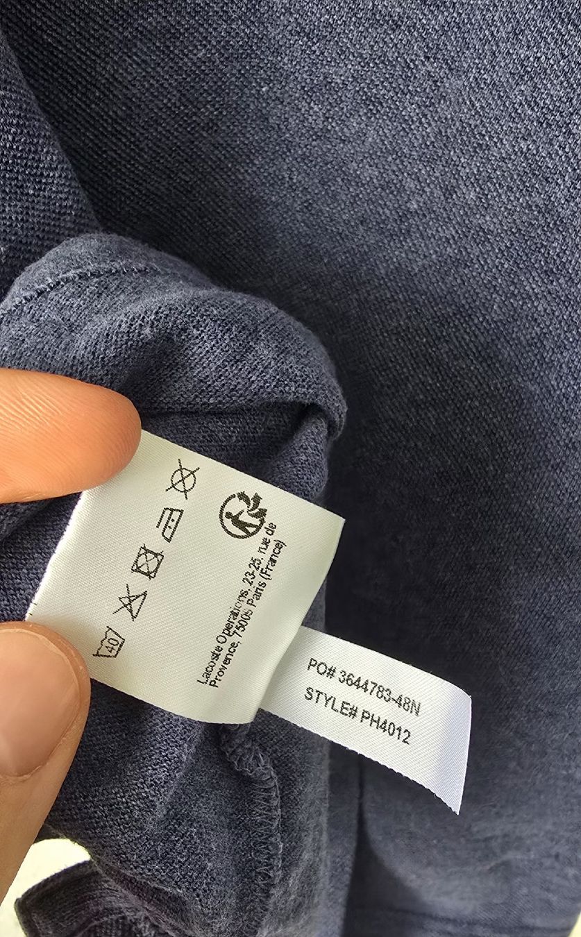 Lacoste Magliette Polo: Polo Lacoste Bleu Marine Taille XL – Usato da Genève venduto da MariaS2 3