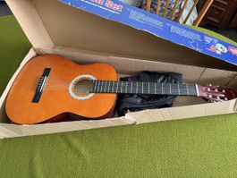 Konzertgitarre 4/4 Set mit Gitarrentasche – ideal für Anfäng