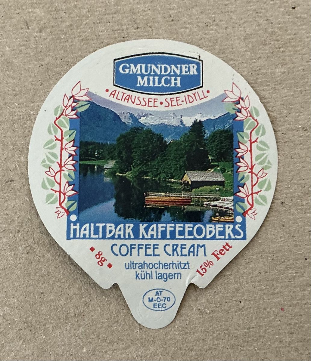 Coperchi dei cremini per caffè: A-25 - Salzkammergut – Usato da Allschwil venduto da gewuerznelke