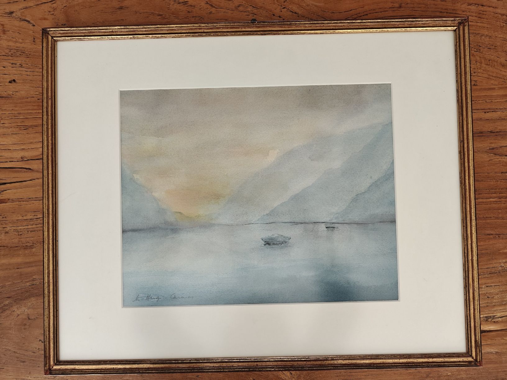 Dipinti: Aquarell, Landschaft, Bilderrahmen – Usato da Wabern venduto da lavendel06