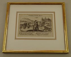 LAUFEN, LAUFFEN RHEINFALL KUPFERSTICH