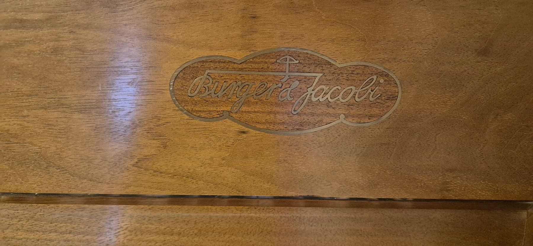 Burger & Jacobi Strumenti musicali: Klavier "Burger & Jacobi", Nussbaum inkl. Hocker – Usato da Stäfa venduto da erzgebirgler7 5