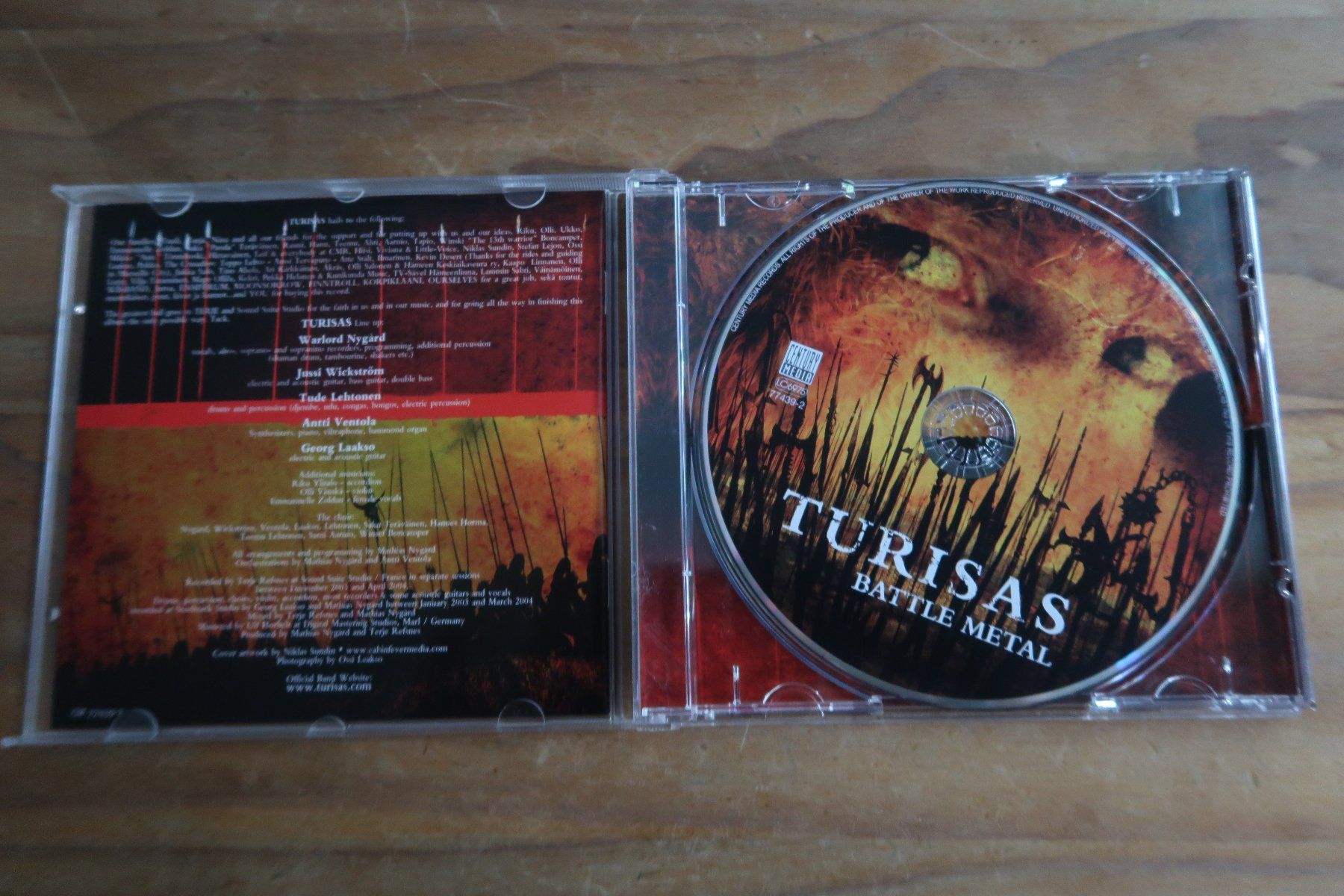 CD: TURISAS - BATTLE METAL - CD – Usato da Basel venduto da Patiscat 3