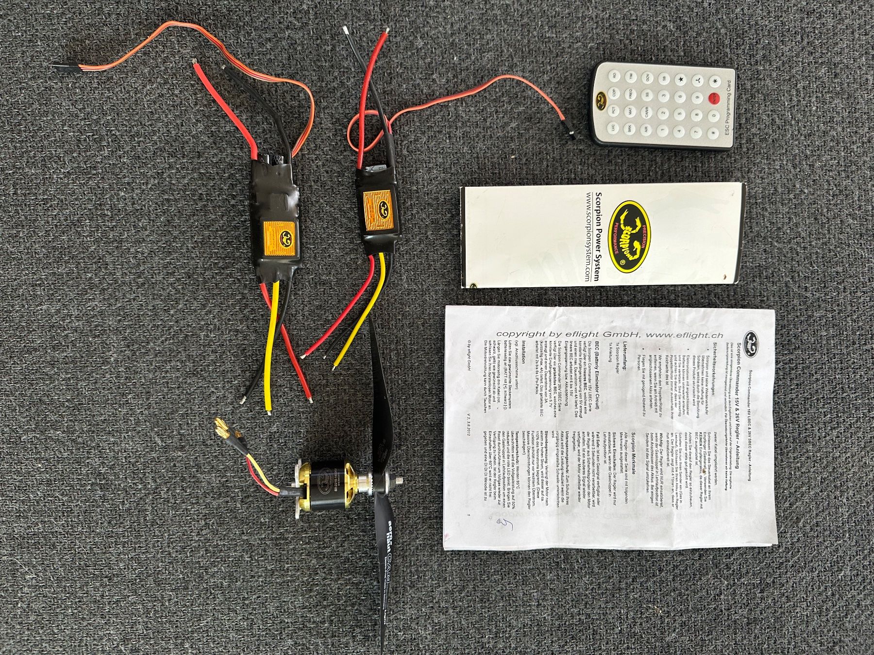Modellismo RC: RC Scorpion Commander 15V  LBEC & 26V SBEC Regler – Usato da Kloten venduto da Kuechler65