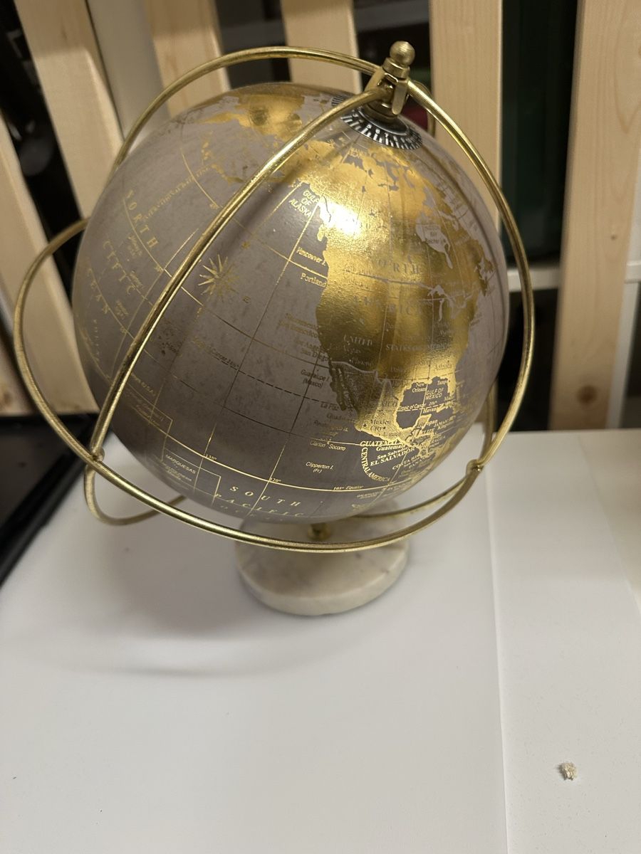 Altro in Decorazioni & Accessori: Antiker Globus Messing mit Gradscheibe, Dekoobjekt, ca. 35cm – Nuovo (secondo la descrizione) da Zollikofen venduto da mel_b9qm 1