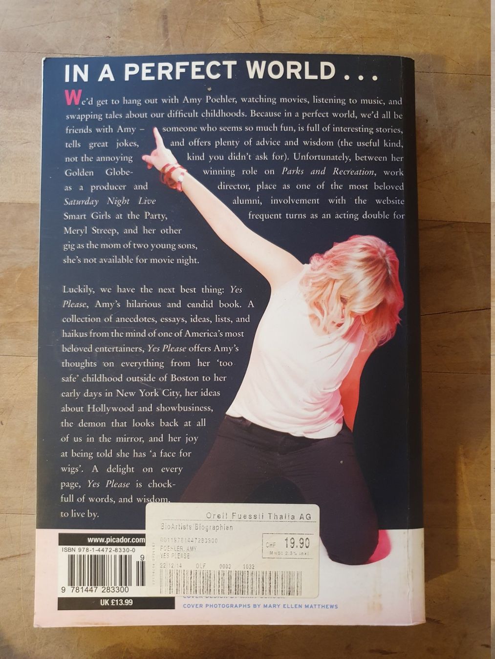 Libri: Yes Please Amy Poehler Picador – Usato da Zürich venduto da loosebone 3