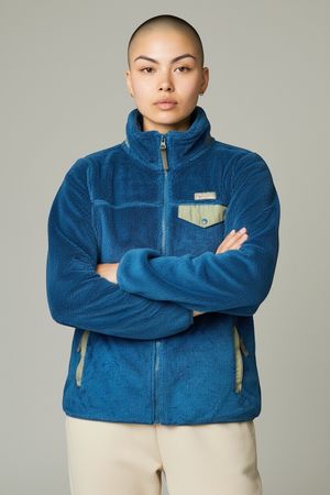 L.L. Bean Hi-Pile Fleece Jacket WOMEN Sz S