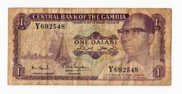 Banknote Gambia, 1 Dalasi