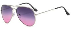 Aviator Sonnenbrille OCEAN mit Farbverlauf violet-pink UV400