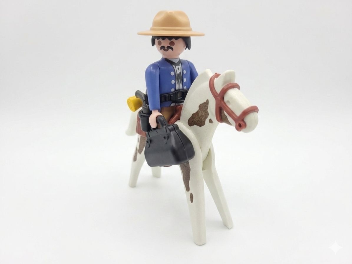 Playmobil Giocattoli: Playmobil, Sheriff beritten – Usato da Gunzwil venduto da Zappelhans 1
