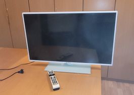 Fernseher Durabase weiss mit Fernbedienung gebraucht