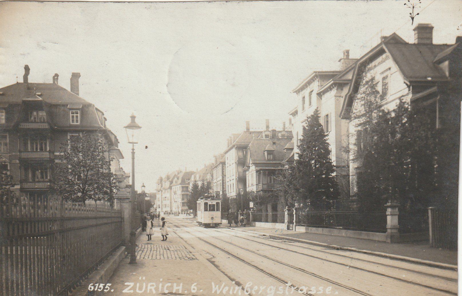 Ansichtskarten: Zürich Weinbergstrasse mit Tram – Gebraucht aus Rorschacherberg von fratovi2