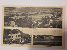 Ansichtskarte Hubersdorf Wirtschaft zur Freundschaft   Box1