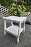 Beistelltisch weiss mit Ablage gute Zustand