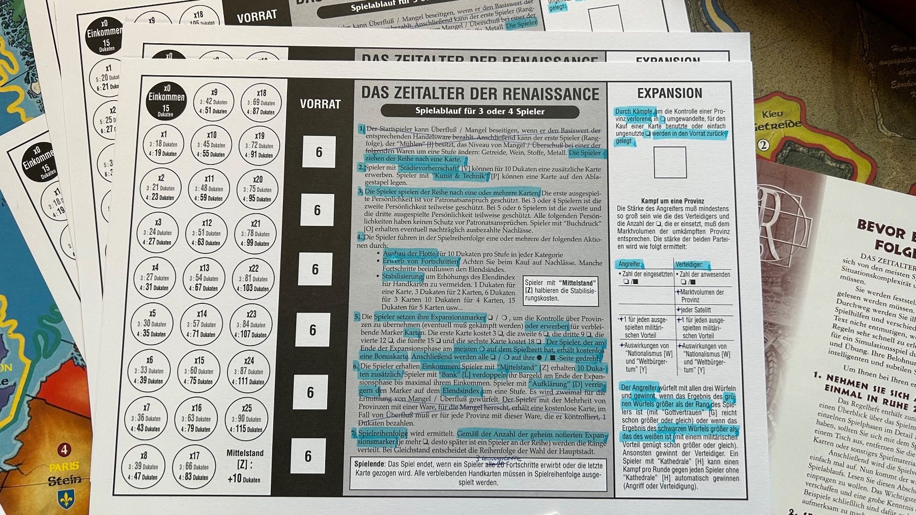 Giochi: Spiel RENAISSANCE – Usato da Basel venduto da Schmutpa 2