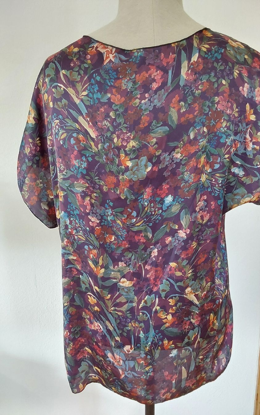 Blusen: Bluse Tunika handgenäht 42 Polyester – Gebraucht aus Köniz von scopello12 3